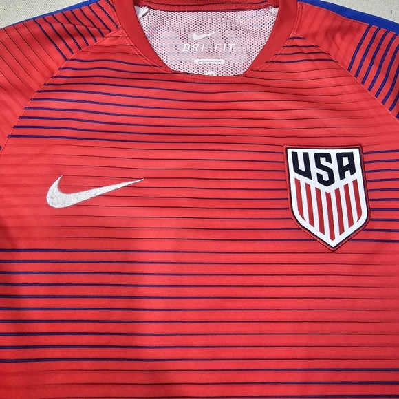 Nike Authentic USA National Team Soccer Training 2016/17 Jersey Size Medium - Picture 5 of 8